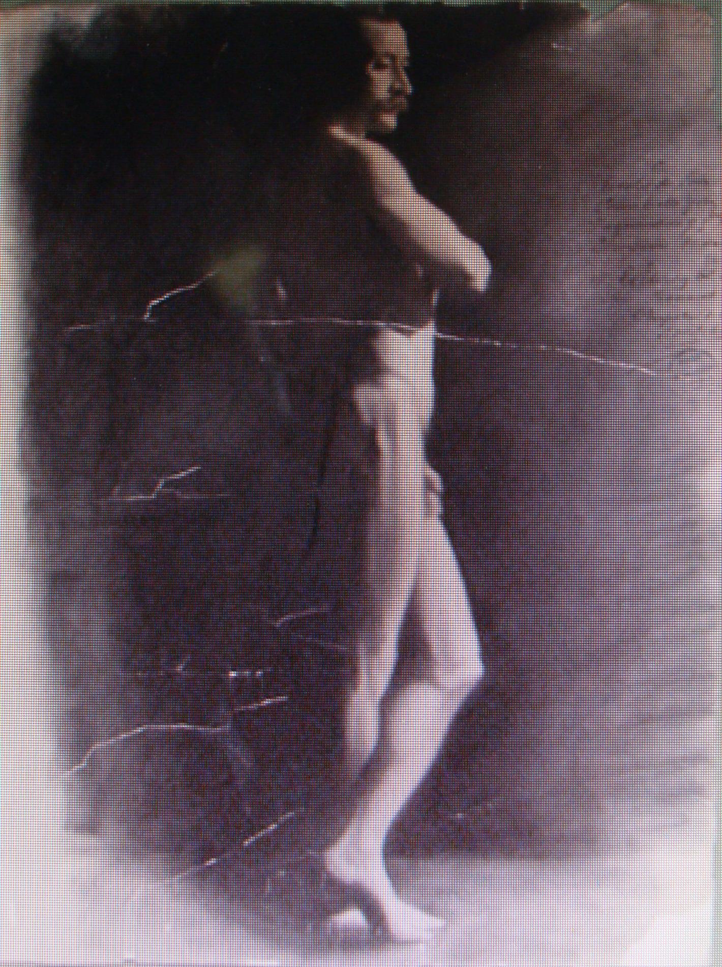 Dessin au fusain de 1874