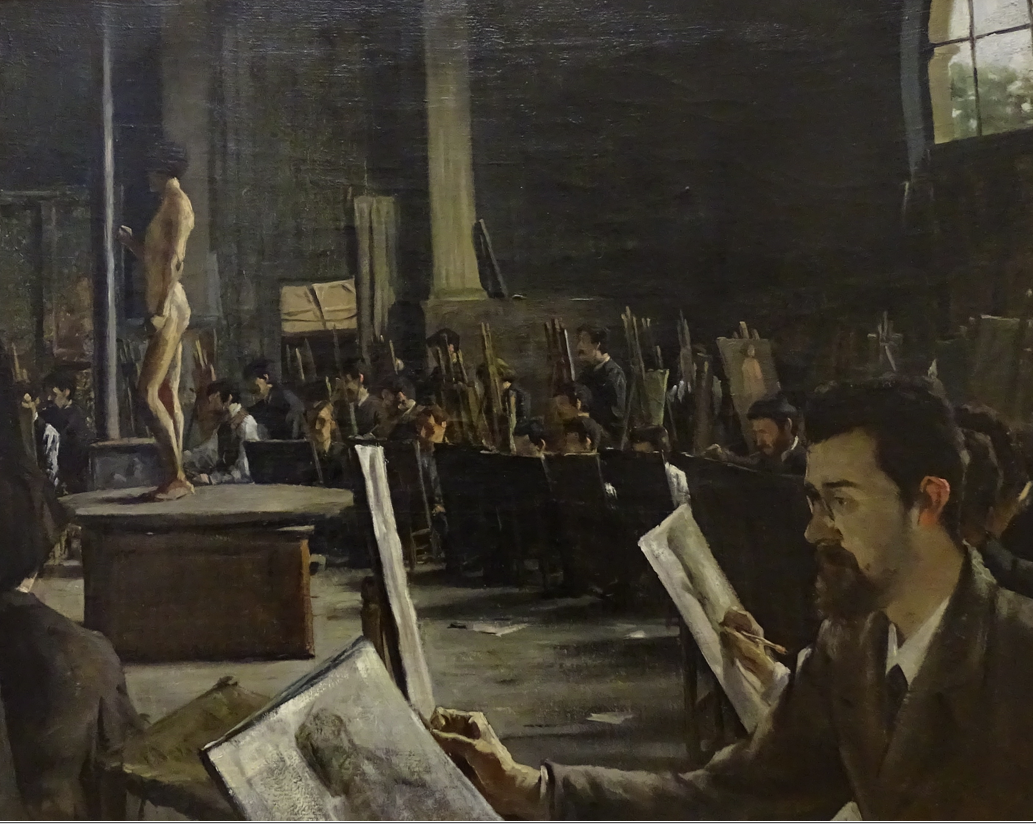 L'atelier d'Alexandre Cabanel par Tancrède Bastet