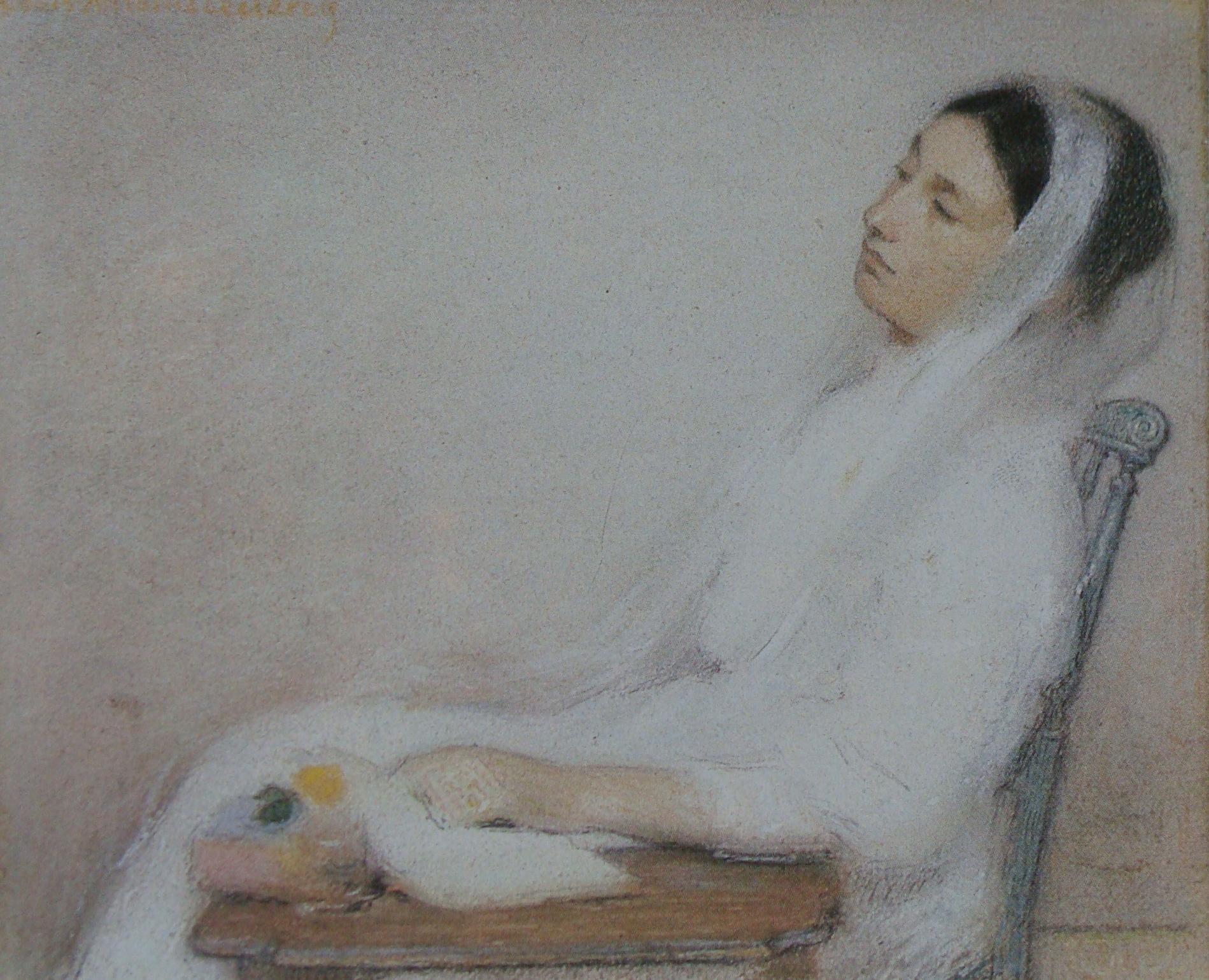 Etude pour le Portrait blanc